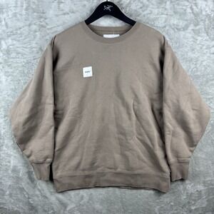 WTAPS Home Base Crewneck Sweatshirt‎ Beige Size 2 Cotton Japan Luxury Streetwear